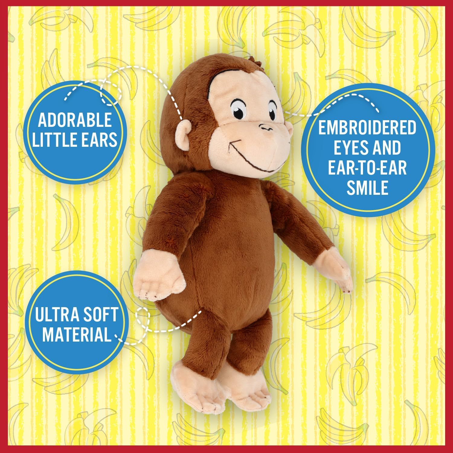 Curious George Gift Set - 8 Stories by H A Rey, Book Character Stuffed Animal Monkey, Curious George Seek-and-Find Book and Activity Pages (Humorous Creative and Educational Adventures)