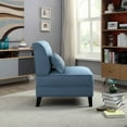 thumbnail image 3 of Susanna Accent Chair With Pillow, Blue, 3 of 8