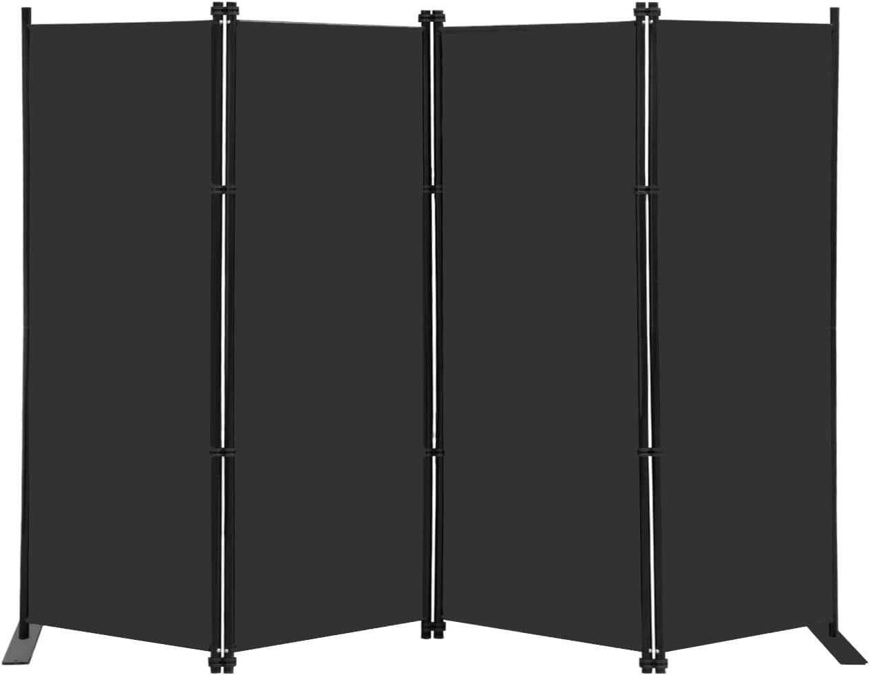 4 Panel Room Divider Screen 6Ft Tall Foldable Privacy Dividers Indoor Wall Partition Room