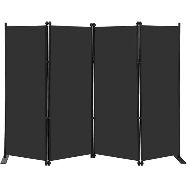 4 Panel Room Divider Screen 6Ft Tall Foldable Privacy Dividers Indoor Wall Partition Room