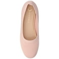 thumbnail image 4 of Journee Womens Maryann Slip On Round Toe Ballet Dress Flats, Widths Available, 4 of 9