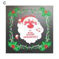 thumbnail image 1 of Christmas Window Clings Christmas Window Stickers Christmas Window Decorations Xmas Holiday Santa Window Decals Clings for Glass Window, 1 of 8
