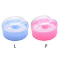thumbnail image 2 of Feiona Plastic After-bath Powder Puff Box Bottle Kit Empty Refillable Face Body Talcum Powder Container Storage Jar Pot Vials Dispenser for Home or Travel, 2 of 7