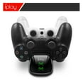 thumbnail image 3 of Dual Charging Station for PS4 Wireless Controllers - LED Indicators, Fast Charging, Universal Compatibility for PS4 Slim/Pro | PS4 Accessories, 3 of 5