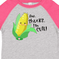 thumbnail image 4 of Inktastic Aw, Shucks, I'm Cute Corn Humor Boys or Girls Toddler T-Shirt, 4 of 5