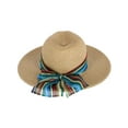 thumbnail image 3 of Karen Keith  Toyo Braid Straw Sun Hat with Chiffon Hatband (Women), 3 of 4