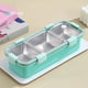 thumbnail image 2 of 3 Compartment Lunch Box, Stainless Steel Bento Box, Portable Food Storage Container for Children, Leakproof Snack Box B, 2 of 4