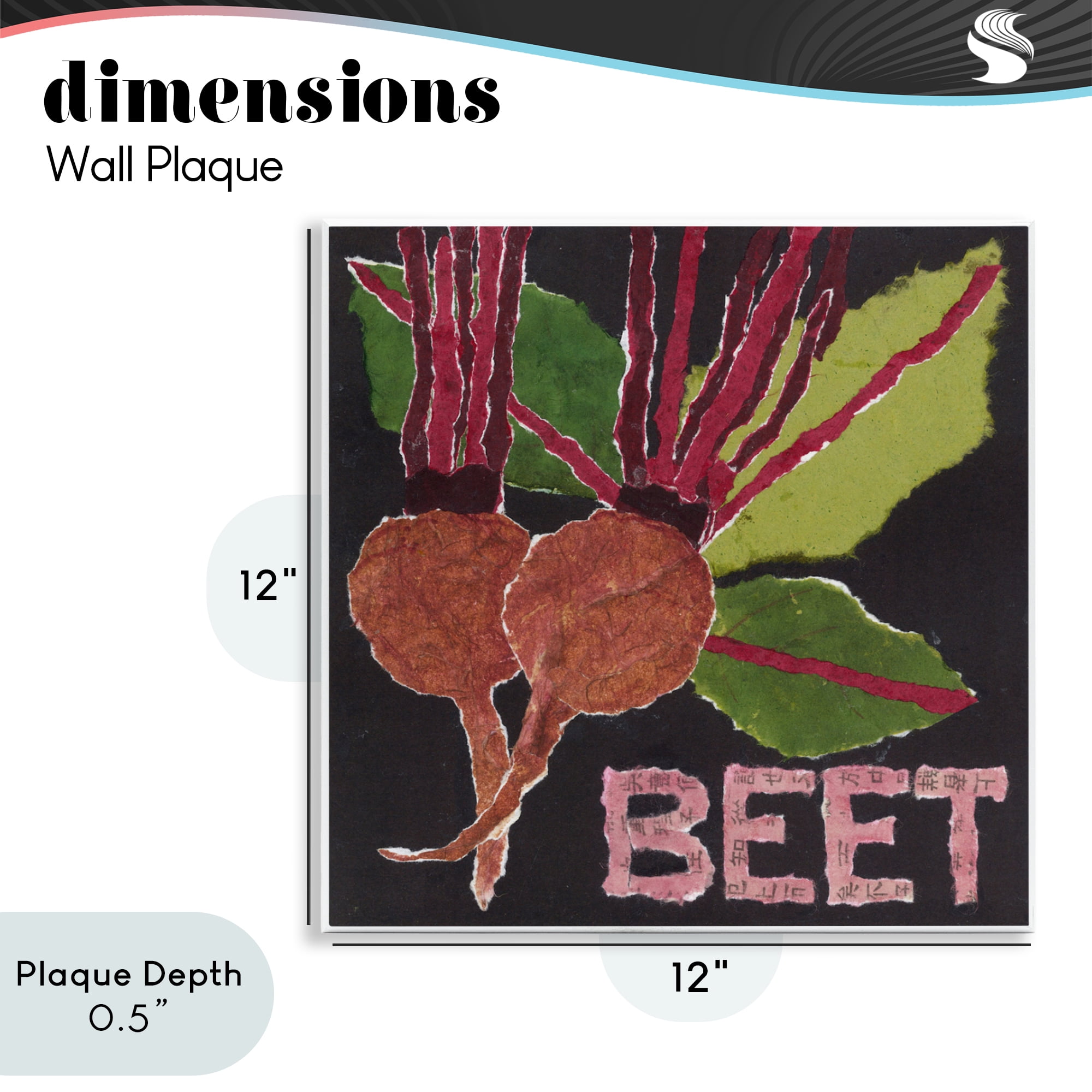 Stupell Industries Beets Root Vegetable Wall Plaque Art, design by Nancy Overton