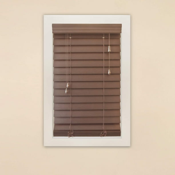 Richfield Studios 2.5" Faux Wood Blinds, Maple