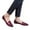 Wine, variant on Xysaqa Flats for Women, Summer Shoes for Women Fashion Women Ladies Round Toe Flat Tie Splicing Leisure Comfortable Top Head Shoes Work Office Shoes Womens Savings!