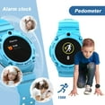 thumbnail image 5 of PTHTECHUS S02 Smart Watch for Boys Girls Smartwatch for Kids with 4G SIM GPS Video Call Pedometer MP3 Flashlights Calculator Alarm Clock Children Holiday Gift Blue, 5 of 8