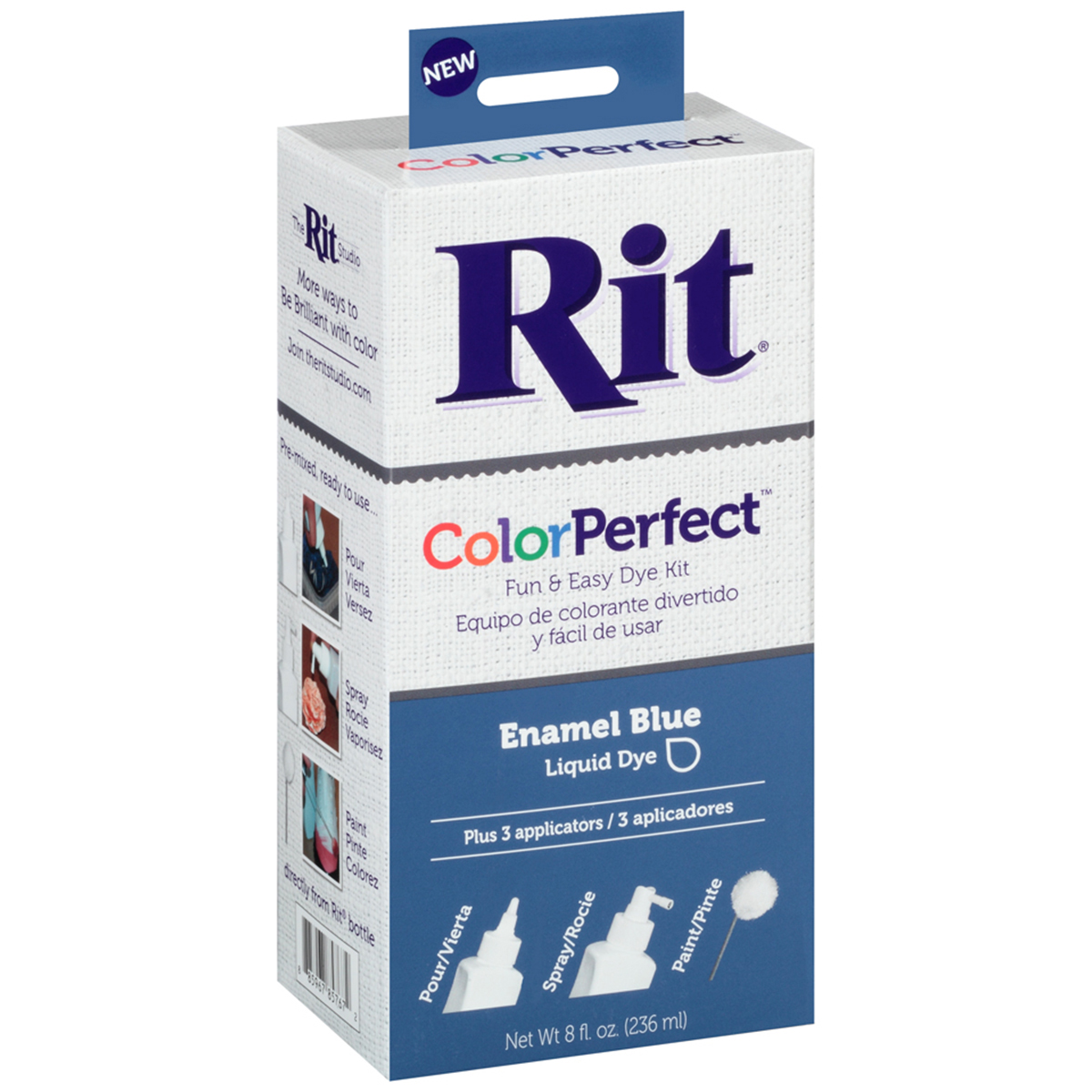 Rit ColorPerfect Dye KitEnamel Blue, Pk 2, Rit Dye