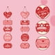 thumbnail image 5 of Adornos Colgantes de San Valentín: Espirales (Paquete de 10). Decoraciones Diy para San Valentín: Ideales para La Oficina o El Hogar. Adorno Colgante de Corazón., 5 of 7