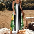 thumbnail image 3 of Yellow And Green Banana Sleeveless Dress Dresses Women Summer Women's Summer Clothing, 3 of 9