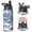 Black, variant on 18oz Insulated Water Bottle with Straw & Cleaning Brush, Wide Mouth Stainless Steel Flask, Camo Print