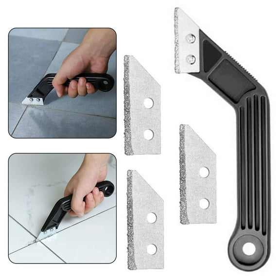 5Pcs/Set Grout Remover Tool Kit Combination Replacement Blade Wall Floor Tiles Joint Cleaner Scraper Tool