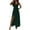 Green, variant on Efsteb Women's Maxi Dresses Summer Spaghetti Strap Wrap V-Neck Formal Dresses Ruched Bridesmaid Wedding Guest Maxi Dress Cocktail Gown (Black,S)