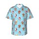 thumbnail image 1 of Fotbe winter cow cute Camisa Hawaiana para Hombre Unisex – Camisa Casual de Verano con Botones de Manga Corta de Algodón y Lino,Large, 1 of 7