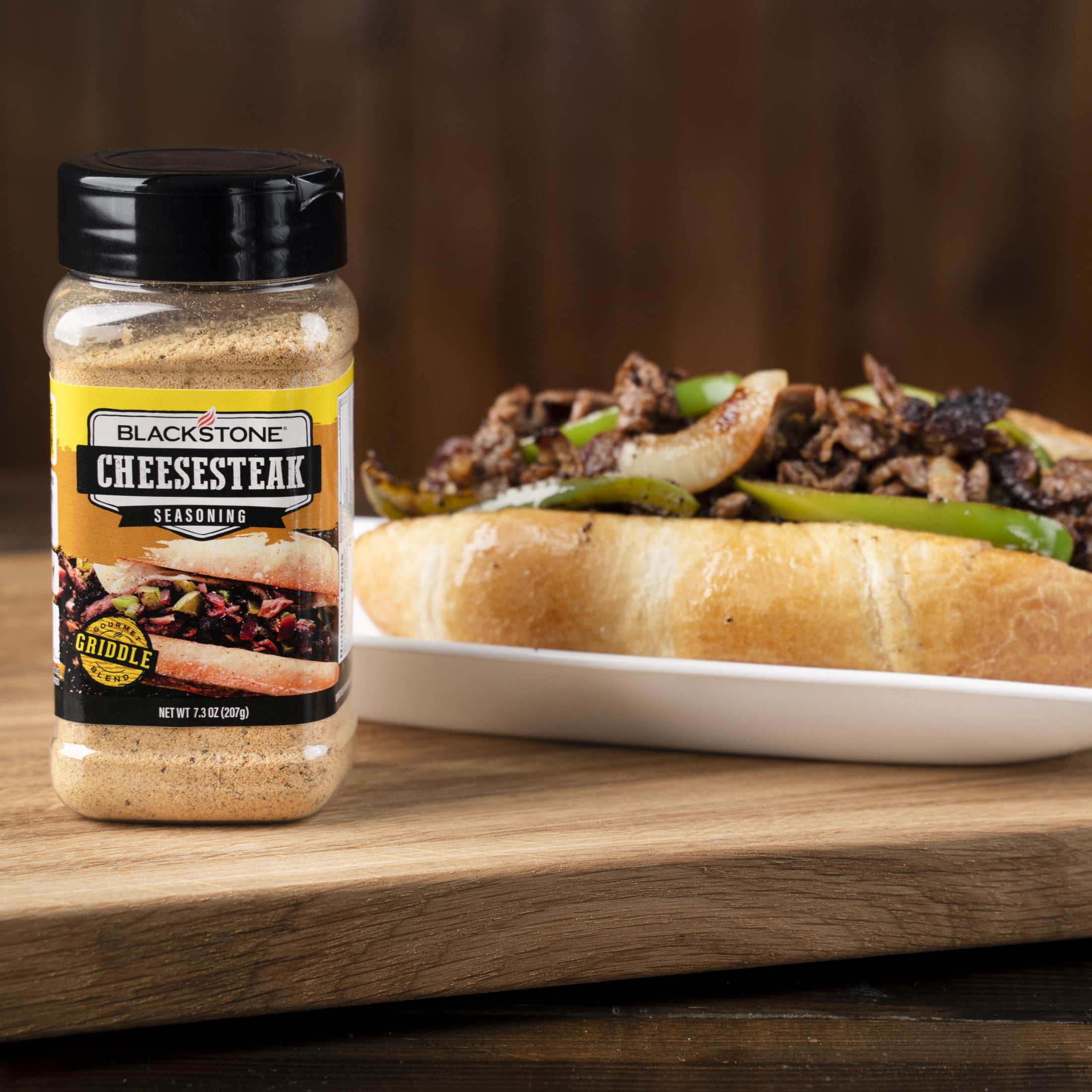 Blackstone Cheesesteak Savory Dry Mix Seasoning Gourmet Griddle Blend 7.3  oz.