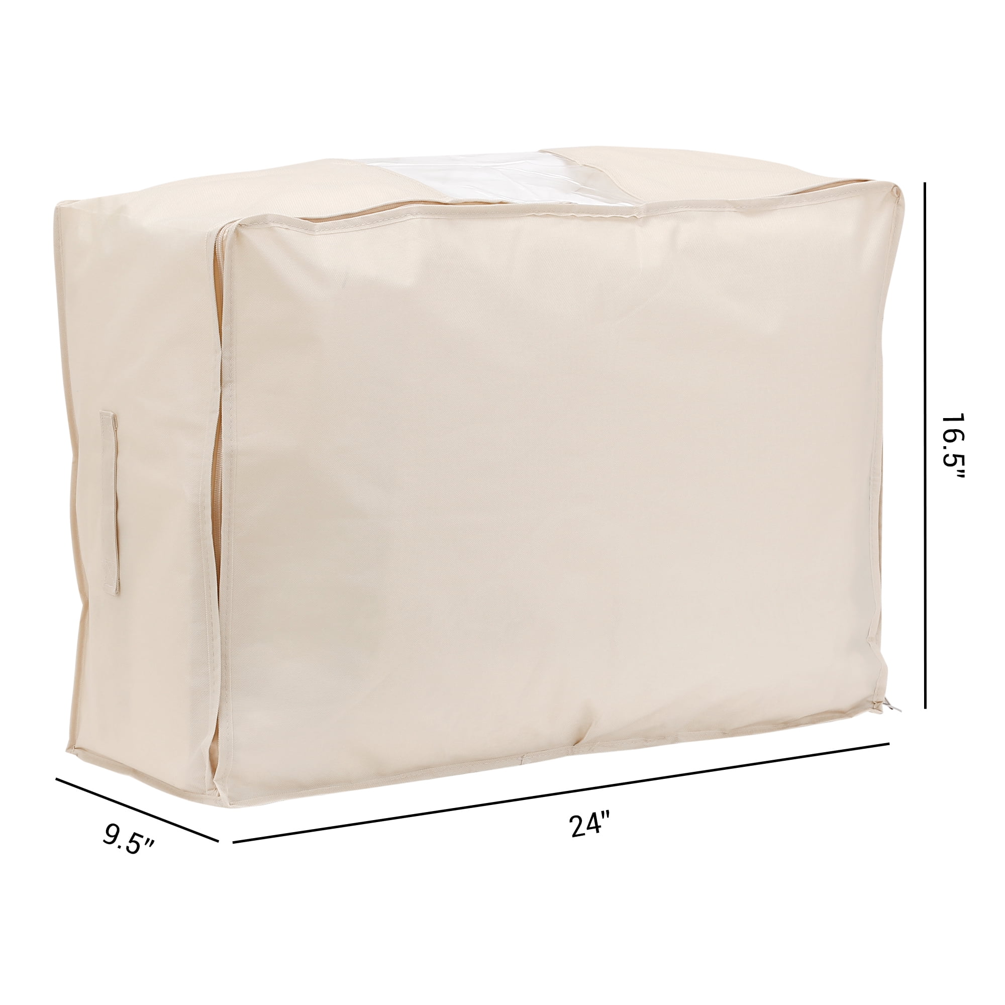 Unique Bargains 1 Pack Clothes Storage Bags Moving Bags Yellow 24*16.5*9.5in