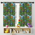 thumbnail image 5 of Blackout Kids Curtains,Colorful Dinosaurs Jungle Scene Pattern Childrens Insulated Curtains Set Of 2,Bedroom Essentials,Toddler Room Decor 42"x54", 5 of 5