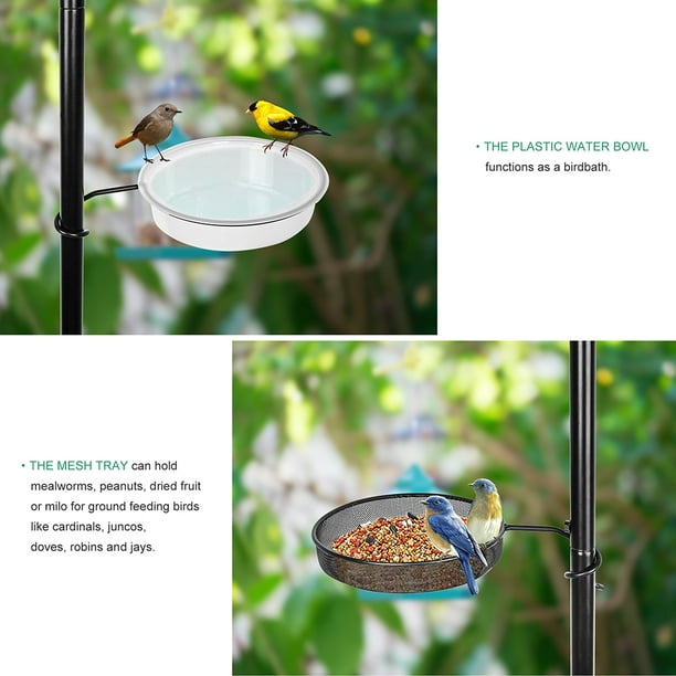 Set de mangeoires pour petits oiseaux à suspendre