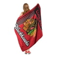 thumbnail image 3 of Chicago Blackhawks Northwest NHL Officially Licensed Microfiber Throw Blanket - 46" x 60", 3 of 5