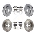 thumbnail image 1 of Transit Auto Front Rear Disc Brake Rotors and Ceramic Pads Kit for Car 2020-2022 Toyota Corolla Prius Prime K8T-104125, 1 of 11