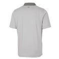 thumbnail image 3 of Men's Cutter & Buck Gray Northwestern Wildcats Big & Tall Forge Tonal Stripe Stretch Polo, 3 of 3