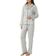 thumbnail image 3 of LANBAOSI Women's Pajama Set Heart Print Soft Breathable Sleepwear, 2-Piece Size M, 3 of 8