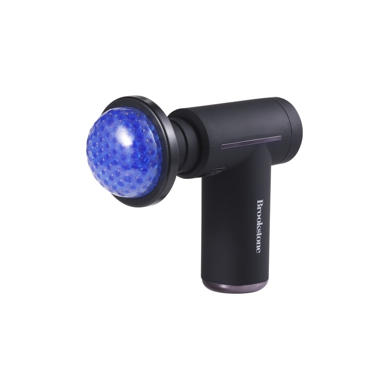 Brookstone Cordless Hot and Cold Percussion Deep Tissue Massager Gun, 6  Intensity Levels - Walmart.com