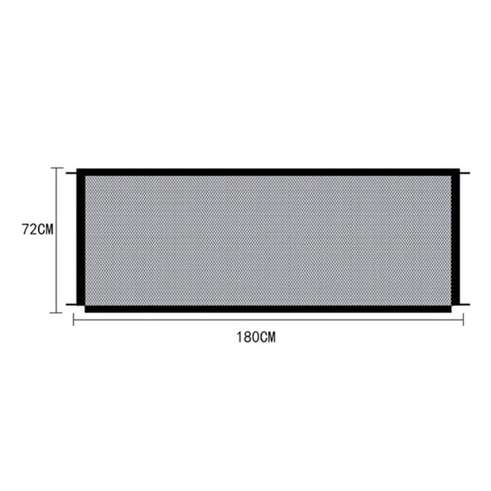 Magic Gate pour Chiens, Porte de Sécurité pour Animaux, Enclos Portable Pliable en Maille, Clôture de Sécurité pour Animaux, Filet d'Isolation pour Chien, Portail pour Entrée Intérieure, Large et Haute