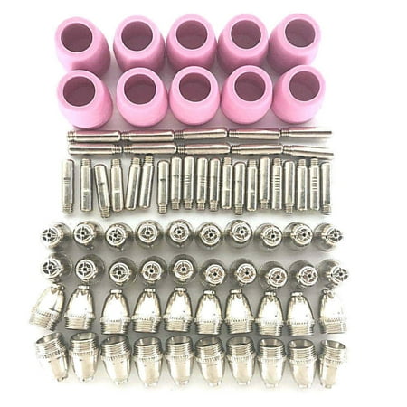 

50Pcs Wsd-60 Ag60 Air Plasma Cutter Cutting Torch Consumables Kits Sg55 Ag60