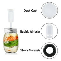 2 X Brewing For Air Lock For Airlock 3-Piece Type Home Brew Beer Wine With Grommet Fp YIWEI