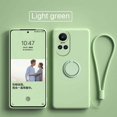 thumbnail image 1 of For Funda Oppo Reno 10 5g Liquid Silicone Ring Holder Soft Phone Skin Cover for Oppo Reno 10 Pro Upgrade Shockproof Back Fundas light green For Reno 10 5g, 1 of 6