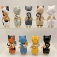 thumbnail image 4 of Caja aleatoria de Sonny Angel, caja ciega de gato de la serie diaria Meow Meow, adornos de figuras de Anime de escritorio para aniversario, muñeca, ju, 4 of 5