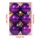 thumbnail image 3 of Xihbxyly Juego de Bolas Navideñas Irrompibles con Purpurina, Elegantes Adornos para Árbol y Escaparate, Decoración Festiva para El Hogar y El Centro Comercial, Caja de Regalo de 12 Piezas, Tamaño de, 3 of 5