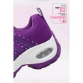 thumbnail image 2 of YAZI Women's Walking Shoes Sock Sneakers Slip on Mesh Air Cushion Comfortable Wedge Easy Shoes Platform Loafers, 2 of 8