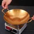 thumbnail image 3 of Wok de doble mango de acero inoxidable para el hogar, olla de cocina para acampada, utensilio de cocina, 3 of 6