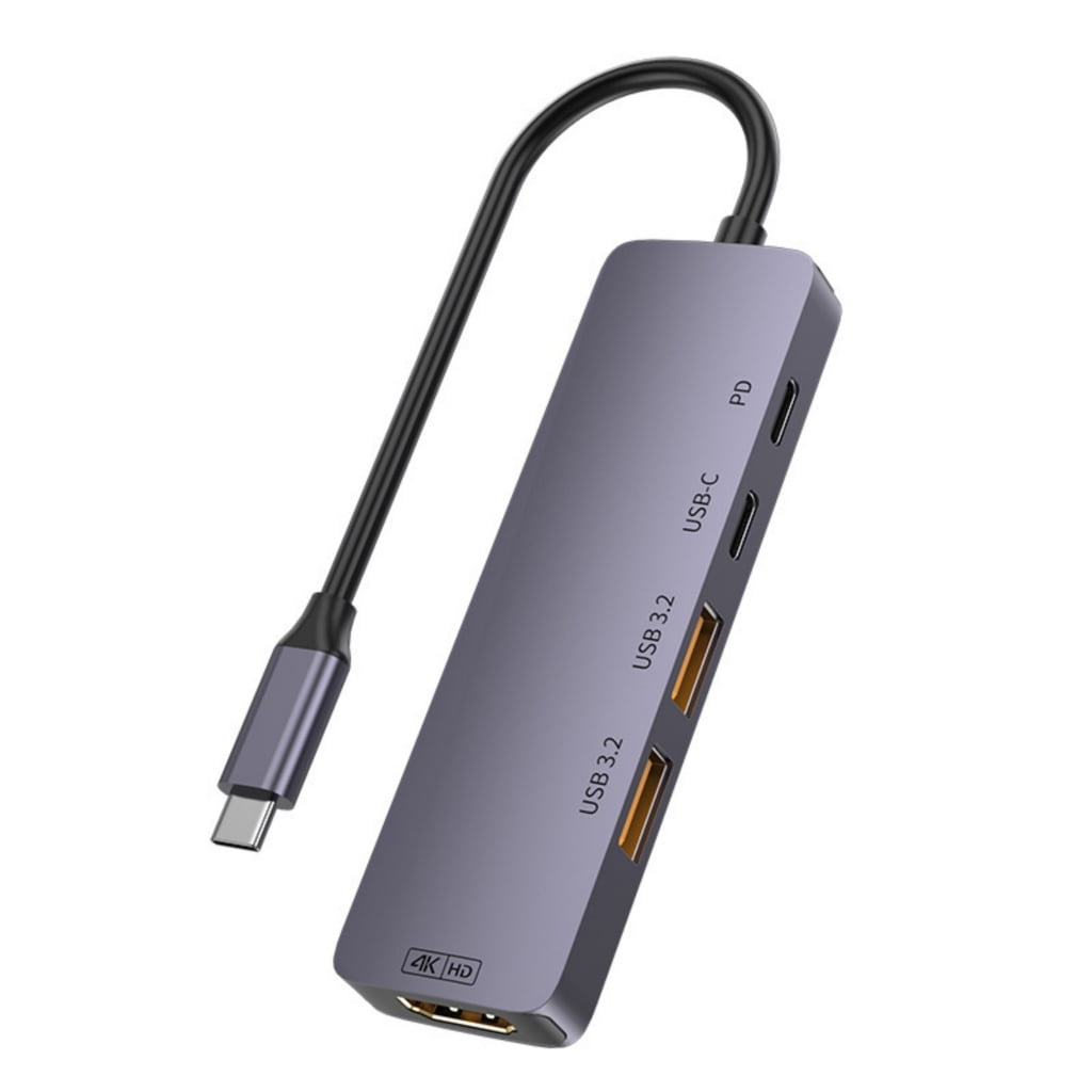 USB 3.2 Type C Hubs 10Gbps PD100W 140W Fast Charging 4K 60Hz HDTV Adapters For Computer Tablets External Drive