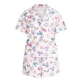 thumbnail image 4 of Way to Celebrate Women's Pride Notch Collar Top and Shorts Pajama Set, 2-Piece, Sizes XS-3X, 4 of 4