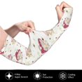 thumbnail image 2 of Fotbe Floral Mushroom Mangas para Brazos con Protección Solar UV- Cubrebrazos para Tatuajes – Mangas Deportivas Refrigerantes UPF 50 para Hombre y Mujer, 2 of 7