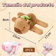thumbnail image 2 of 2pz Capibaras Peluche Belug, Rosa Cafe, 2 of 5