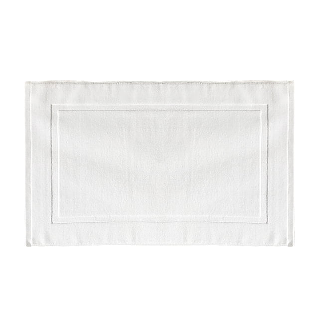 Injueey La alfombrilla de algodón jacquard altamente absorbente para el suelo de la ducha es y cómoda. Juegos de accesorios de baño blanco