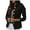 Black, variant on Toonshare Denim Jackets for Women Comfortable 50% off Clear Women's Color Long-Sleeved Slim-Breasted Small Suit Short Coat Khaki XXXL