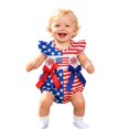 thumbnail image 2 of Toddler Kids Girls T Shirts Short Sleeve Denim Shorts Bottoms Casual Casual Summer Tees 6-12 Months, 2 of 4