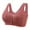 #0117-Hot Pink, variant on Xuncatan Daisy Bra for Seniors Front Closure Button Convenient Comfortable Lace Breathable Bras for Older Women No Underwire Christmas gifts
