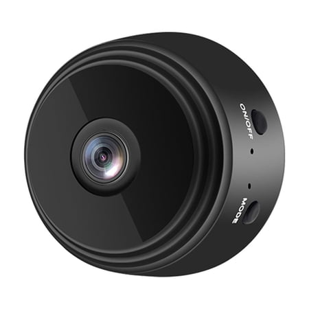 M Buder Mini WiFi Camera A9 Home Security 1080P IR Wireless Cam with Night Vision & Motion Detection, 1.73 inches / 44 mm, Black