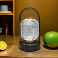 thumbnail image 2 of Lámpara de Mesa LED Retro, Recargable, Luz , Barra Táctil USB, Iluminación Portátil para Dormitorio, Sala de Estar y Mesita de Noche., 2 of 5