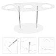 thumbnail image 3 of LCXmlly Cream Cone Holder Rack Transparent Ice Cream Cone Holder Cream Cone Display Stand for Weddings, 3 of 7
